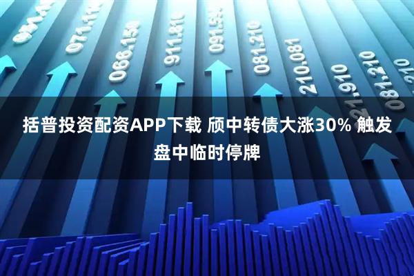 括普投资配资APP下载 颀中转债大涨30% 触发盘中临时停牌
